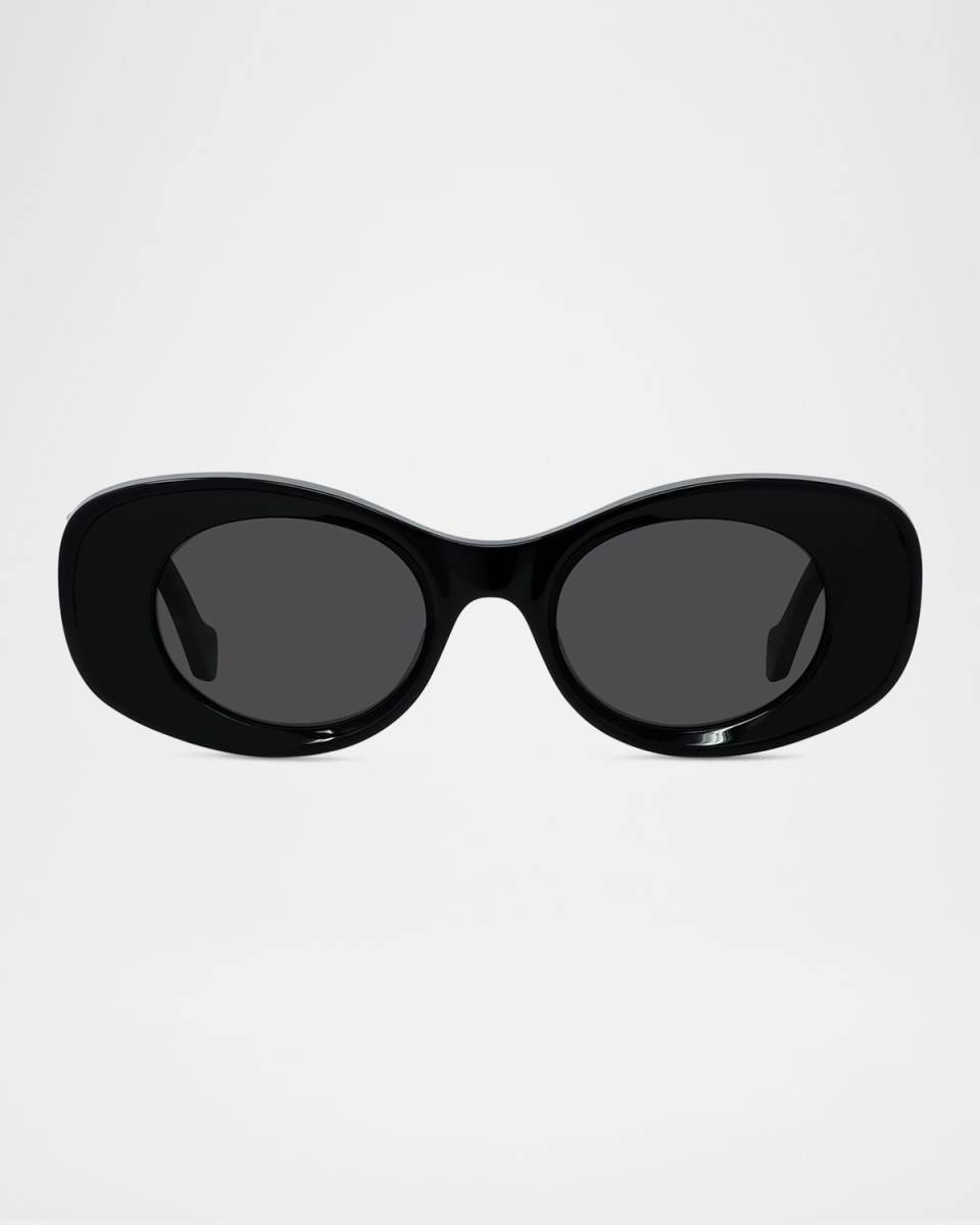 Anagram Oval Acetate Sunglasses